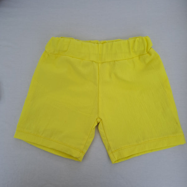 Bermuda in Cotone Giallo Neon