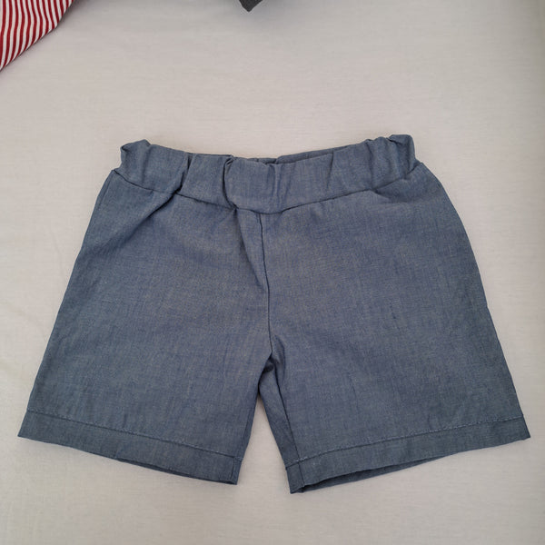 Bermuda in Cotone Color Denim