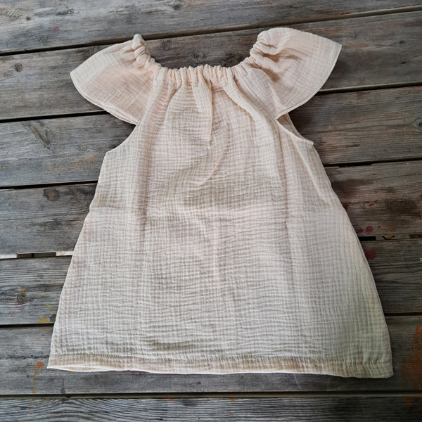 Blusa Bambina in Mussola Nature