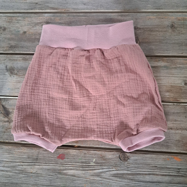 Haremino in Mussola Bio Rosa Antico