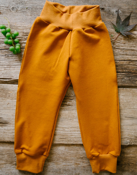 Pantalone Bio Basic Bambino Arancione Bruciato