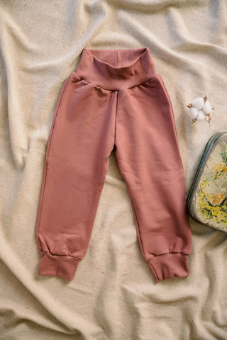 Pantalone BioBasic Rosa Antico Felpato