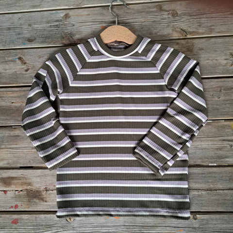 T-shirt Tencel Bosco (Verde Militare - Grigio/Lilla - Bianco)