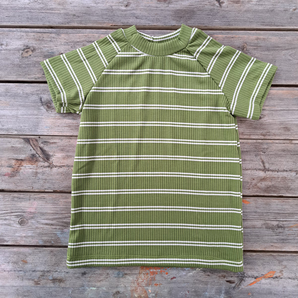 T-shirt corta Tencel Verde