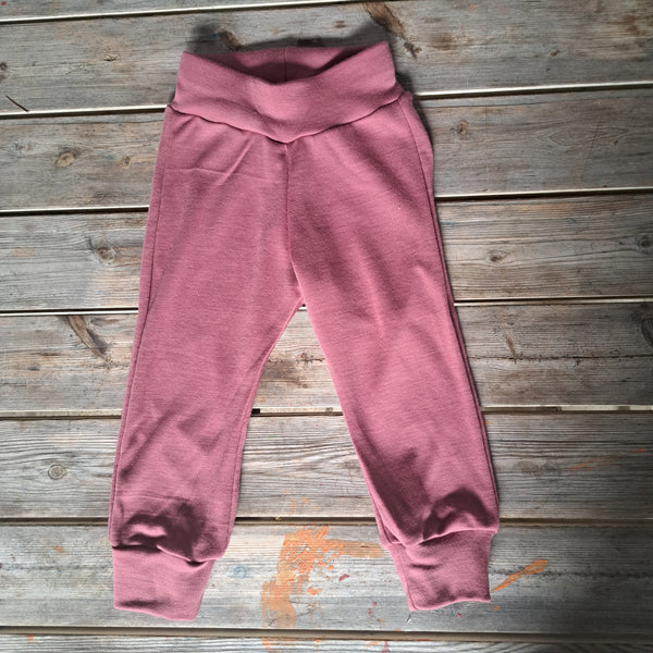 Pantalone Adulto Tuta Lana Merino Nero