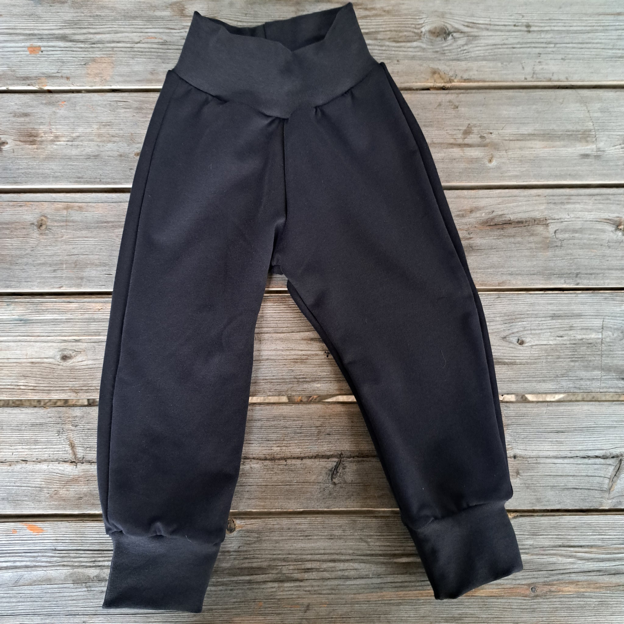 Pantalone Felpato Nero Bio