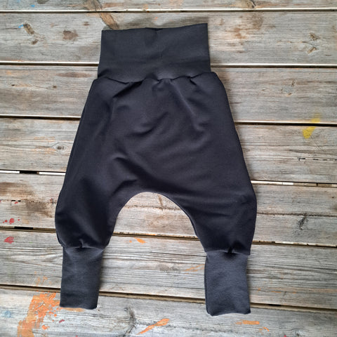 Harem Pants Crescita BioBasic Nero Felpato