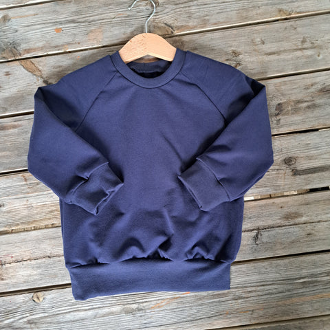 Felpa Biobasic Blu Navy Felpata