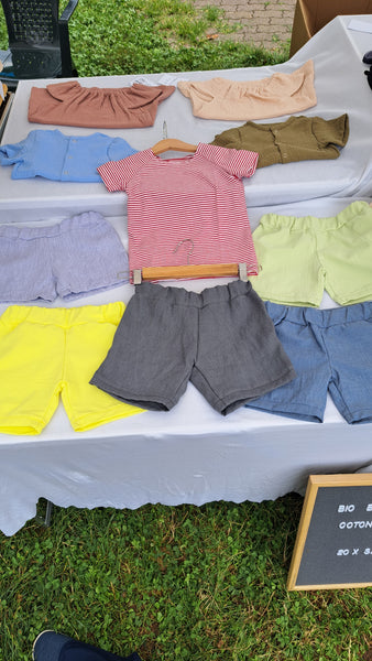 Bermuda in Cotone Giallo Neon
