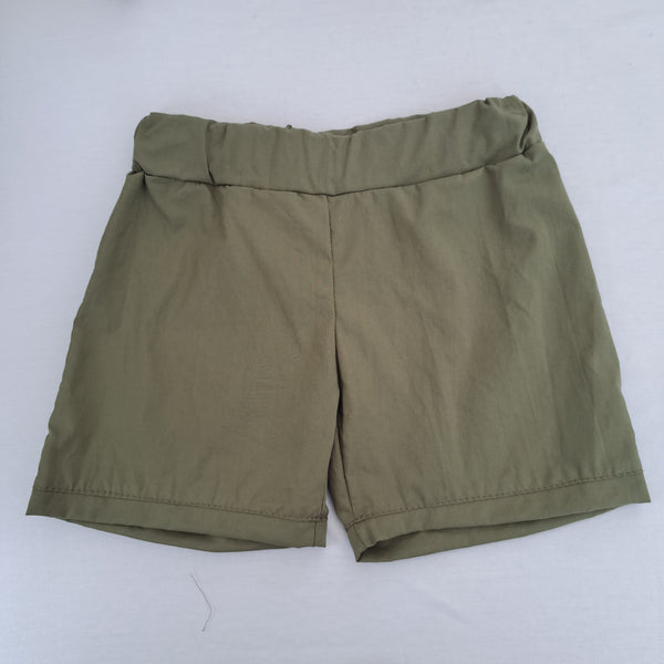Bermuda in Cotone Verde Militare