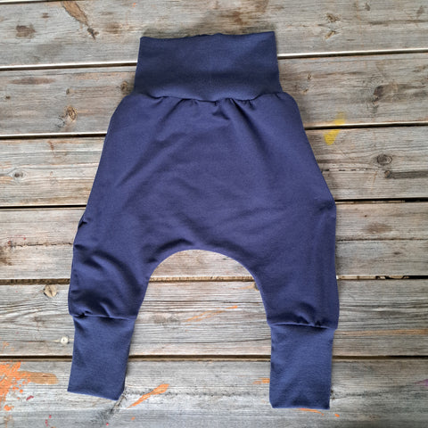 Harem Pants Crescita BioBasic Blu Navy Felpato