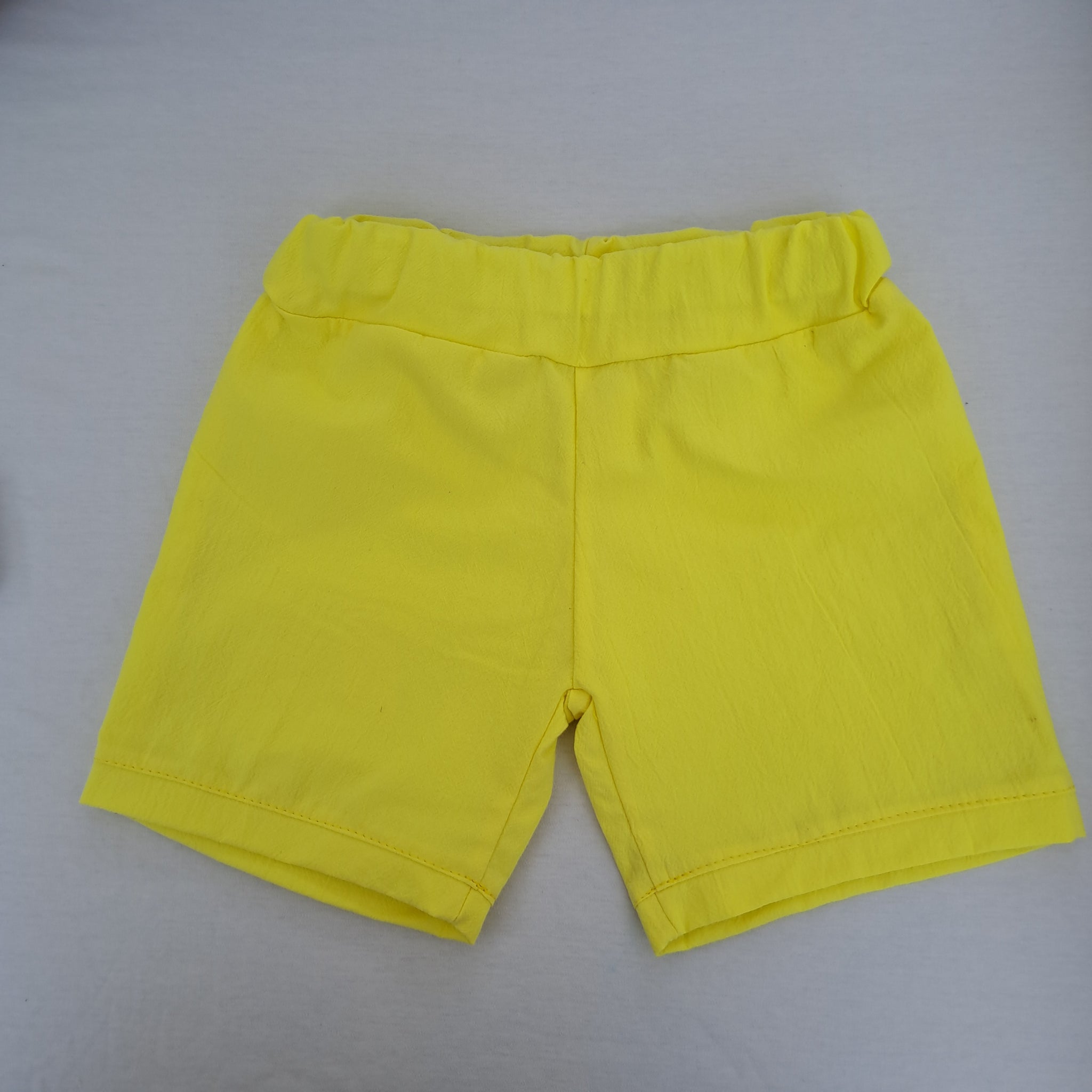 Bermuda in Cotone Giallo Neon