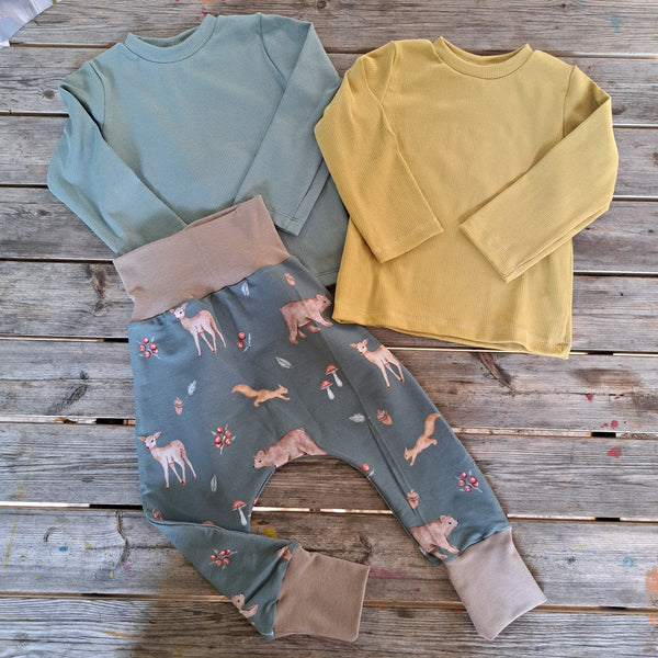 T-shirt Rib jersey Curry