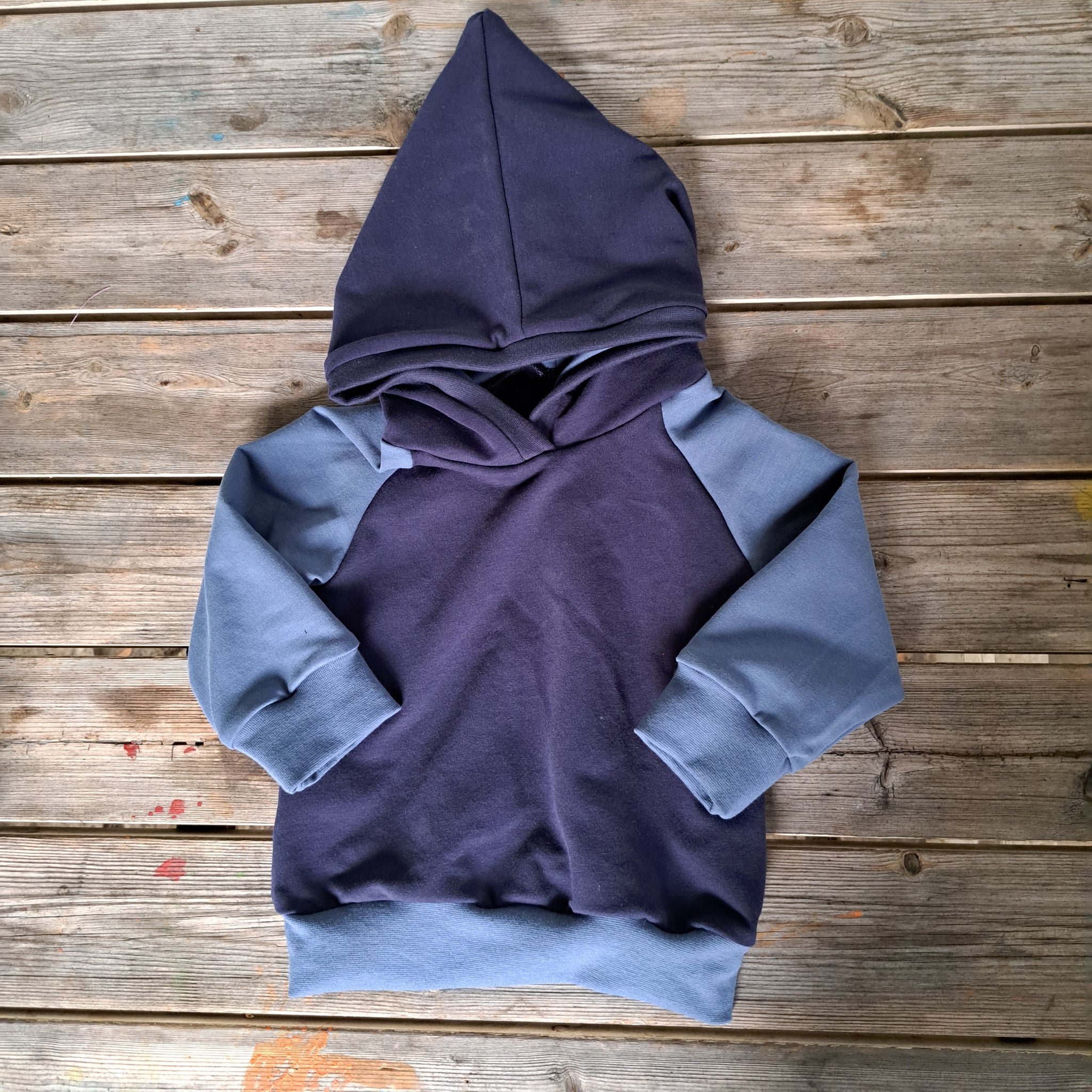 Felpa Bicolor Navy Indigo Felpata 80 cm