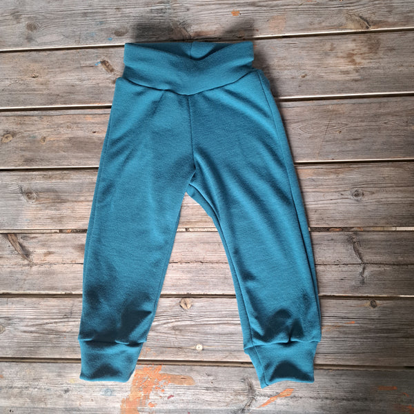 Pantalone Adulto Tuta Lana Merino Nero