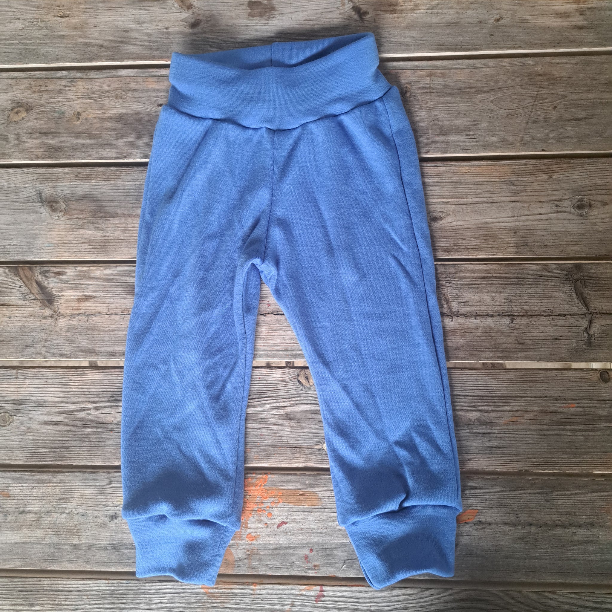 Pantalone BioBasic Lana Merino Cobalto 98 cm