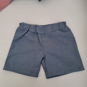 Bermuda in Cotone Color Denim
