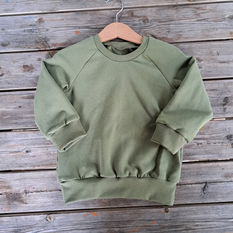 Felpa Biobasic Verde Muschio Felpata